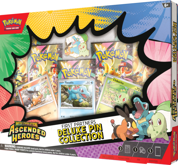 Pokémon TCG: Ascended Heroes - Deluxe Pin Collection - First Partners