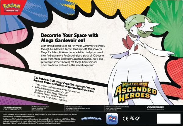 Pokémon TCG: Ascended Heroes - Premium Poster Collection - Gardevoir