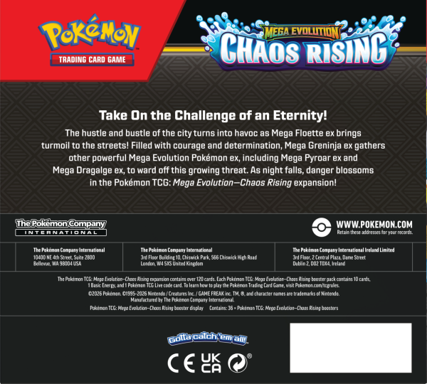 Pokémon TCG: Chaos Rising - Booster Display (36)