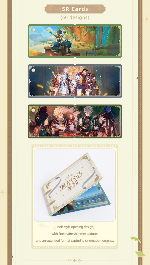 652_b6e81865c605418391fcec9cd4489682 Genshin Impact - Glowing Travelogue Card Series Vol.1 Box (18) - ENG