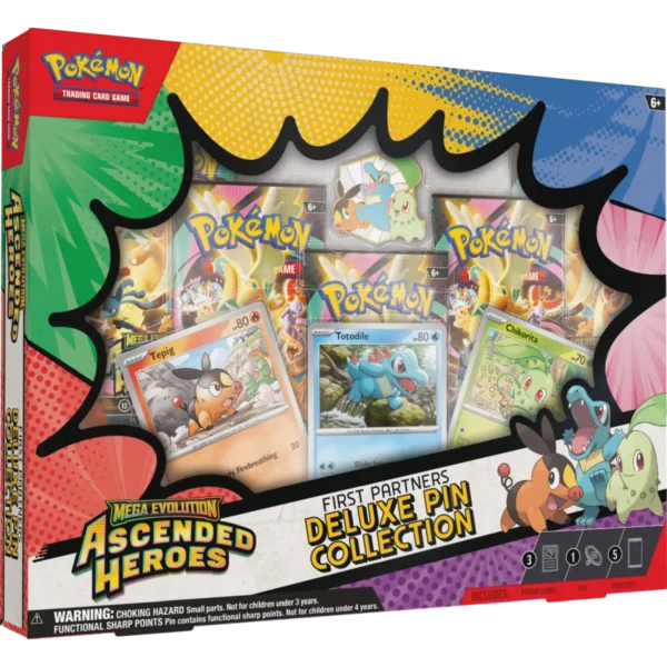 Pokémon TCG: Ascended Heroes - Deluxe Pin Collection - First Partners
