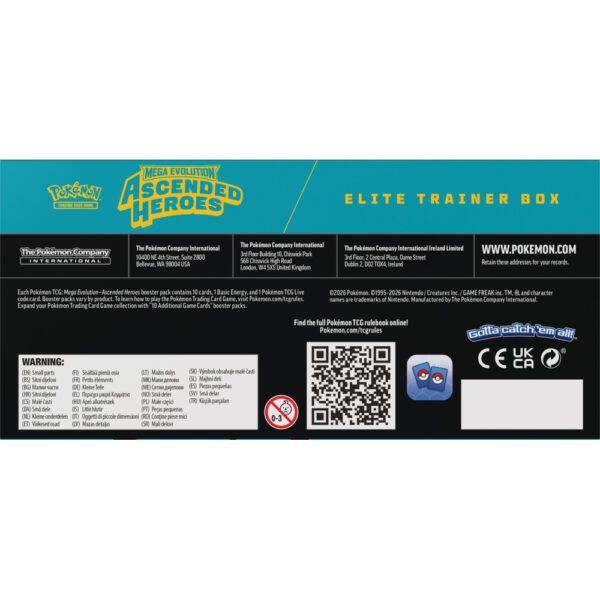 Pokémon TCG: Ascended Heroes - Elite Trainer Box - Dragonite