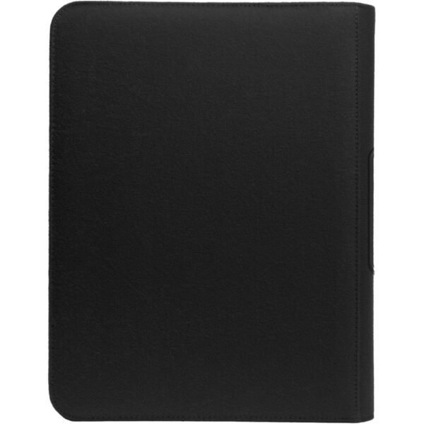 16642-9PKT-ZipPROBinder-PatchCraft-L1-Back Ultra Pro: Patchcraft - Zippered 9-Pocket PRO-Binder - Black
