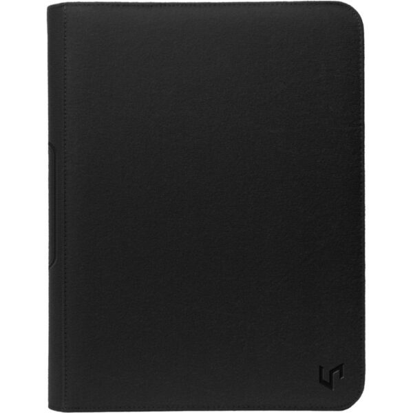 16642-9PKT-ZipPROBinder-PatchCraft-L1-Front Ultra Pro: Patchcraft - Zippered 9-Pocket PRO-Binder - Black