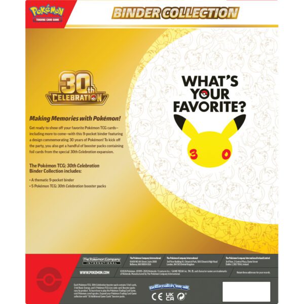 Pokemon TCG: 30th Celebration - Binder Collection