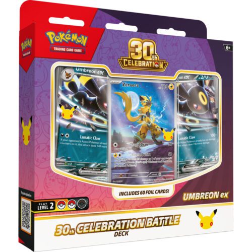 Pokemon-30th-3D-Battle-Deck-Umbreon-ex-Left Pokémon TCG: 30th Celebration - Battle Deck - Umbreon ex