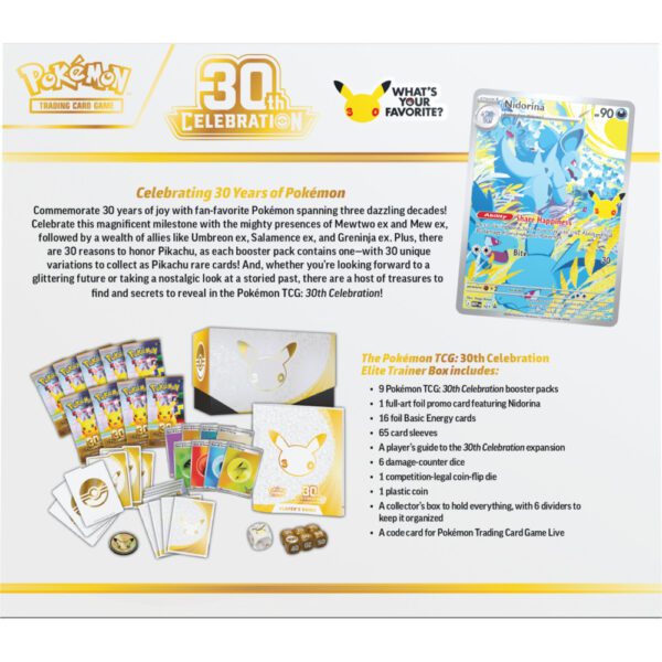 Pokemon TCG: 30th Celebration - Elite Trainer Box