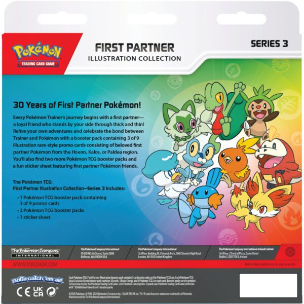 Pokémon TCG: First Partner - Illustration Collection - Series 3
