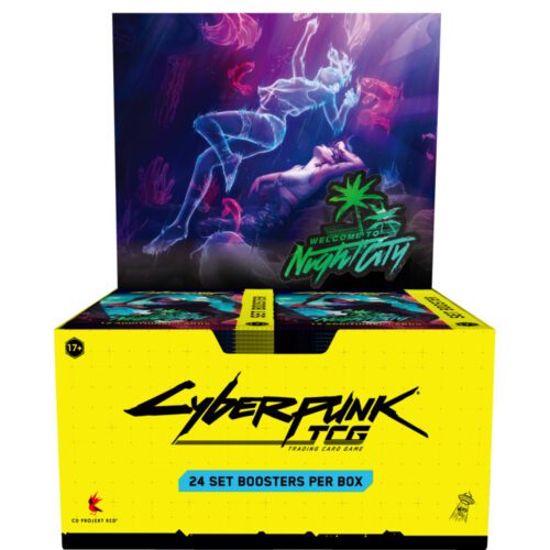 Cyberpunk-TCG-Booster-Box-Retail PRZEDSPRZEDAŻ Cyberpunk TCG: Welcome to Night City - Booster Display (24)