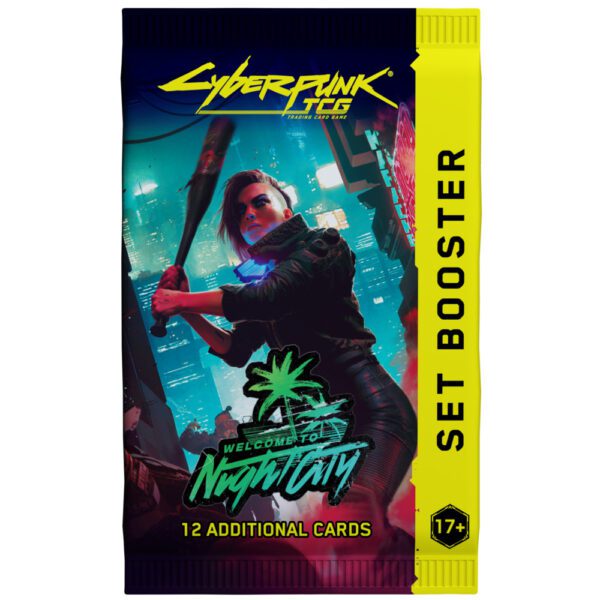Cyberpunk-TCG-Retail-Booster-Pack PRZEDSPRZEDAŻ Cyberpunk TCG: Welcome to Night City - Booster Display (24)
